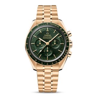 hete verkoop luxe Omega Speedmaster Moonwatch Professional Co-Axial Master Chronometer Chronograph 42mm Moonshine Gold 18ct Yellow Gold O31060425010001