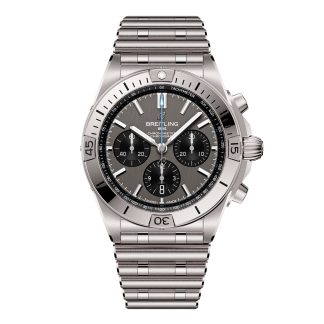 hete verkoop ontwerper Breitling Chronomat B01 42mm Mens Watch Grey Titanium Titanium EB0134101M1E1