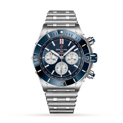 hete verkoop ontwerper Breitling Super Chronomat B01 44 Stainless Steel Watch Stainless Steel AB0136161C1A1