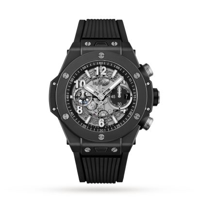 hete verkoop ontwerper Hublot Big Bang Unico Black Magic 44 mm Rubber 421.CI.1170.RX