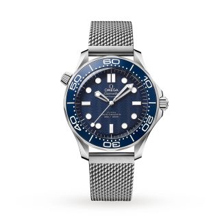 hete verkoop ontwerper Omega James Bond 007 60th Anniversary Seamaster Diver 300m Co-Axial Master Chronometer 42mm Stainless Steel O21030422003002