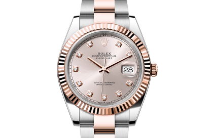 hete verkoop ontwerper Rolex Datejust 41 Oesterstaal en Everose goud M126331-0007