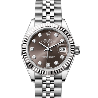 hete verkoop ontwerper Rolex Lady-Datejust Oesterstaal en witgoud M279174-0015