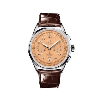 hoge kwaliteit luxe Breitling Premier B01 Chronograph 42mm Mens Watch Copper Alligator AB0145331K1P1