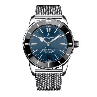 hoge kwaliteit luxe Breitling Superocean Heritage B20 Automatic 44mm UK Exclusive Mens Watch Blue Stainless Steel Stainless Steel AB20304A1C1A1