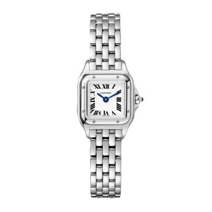 hoge kwaliteit luxe Cartier Panthère De Cartier Watch Mini Model Quartz Movement Steel Steel WSPN0019