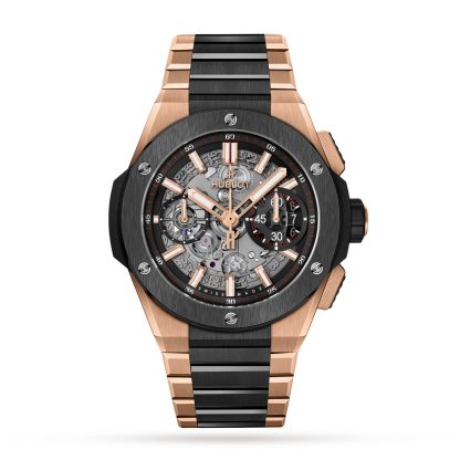 hoge kwaliteit luxe Hublot Big Bang Integrated King Gold Ceramic 42mm Mens Watch Ceramic 451.OM.1180.OM