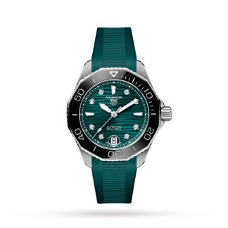 hoge kwaliteit luxe TAG Heuer Aquaracer Professional 300 Date 36mm Ladies Watch Rubber WBP231G.FT6226