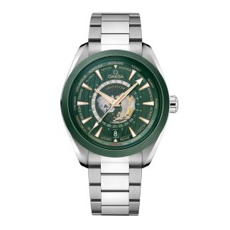 hoogwaardige ontwerper Omega Seamaster Aqua Terra 150m Co-Axial Master Chronomaster GMT Worldtimer 43mm Mens Watch Green Stainless Steel O22030432210001