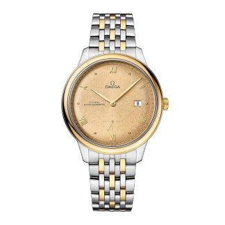 luxe groothandel Omega De Ville Prestige 41mm Mens Watch Yellow Gold Stainless Steel & 18ct Yellow Gold O43420412008001