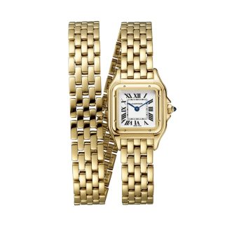 luxe kopen Cartier Panthère De Cartier Watch Small Model Quartz Movement Yellow Gold Yellow Gold WGPN0039