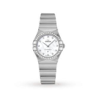 luxe kopen Omega Constellation Manhattan 25mm Ladies Watch Stainless Steel O13115256055001