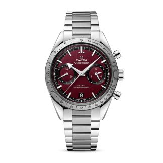 luxe kopen Omega Speedmaster 57 Co-Axial Master Chronometer Chronograph 40.5mm Mens Watch Red Stainless Steel O33210415111001