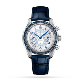 luxe kopen Omega Speedmaster Chronoscope Co-Axial Master Chronometer Chronograph 43mm Leather O32933435102001