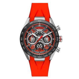 luxe kopen TAG Heuer Carrera Chronograph Extreme Sport 44mm Mens Watch Red Rubber CBU2082.FT6275