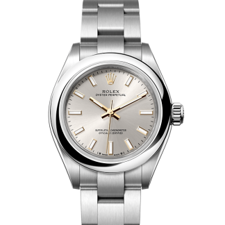 luxe replica Rolex Oyster Perpetual 28 Oesterstaal M276200-0001