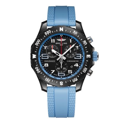 mode luxe Breitling Endurance Pro 38mm Unisex Watch Blue Rubber Rubber X83310281B1S1