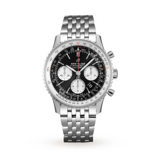 mode luxe Breitling Navitimer B01 Chronograph 43 Stainless Steel Watch Stainless Steel AB0121211B1A1