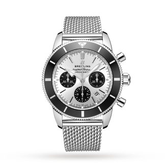 mode luxe Breitling Superocean Heritage B01 Chronograph 44 Stainless Steel Watch Stainless Steel AB0162121G1A1