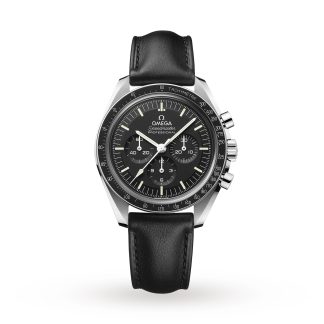 mode luxe Omega New 2021 Speedmaster Moonwatch Professional Co-Axial Master Chronometer 42mm Mens Leather O31032425001002