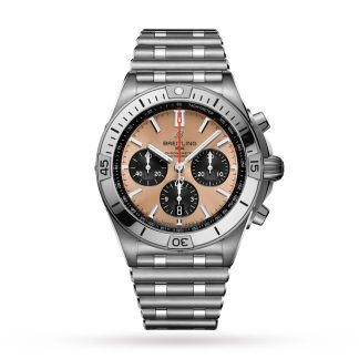 modeontwerper Breitling Chronomat B01 42 Stainless Steel Watch Stainless Steel AB0134101K1A1