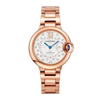 modeontwerper Cartier Ballon Bleu De Cartier Watch 33mm Self-Winding Mechanical Movement Rose Gold Rose Gold WGBB0054