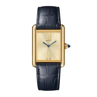 modeontwerper Cartier Tank Louis Cartier The Watches of Switzerland 100 Years Anniversary Exclusive Individually numbered 1-100. Alligator WGTA0213