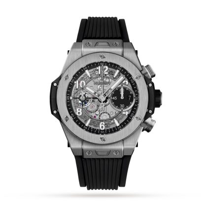 modeontwerper Hublot Big Bang Unico Titanium 42mm Mens Watch Rubber 441.NX.1171.RX