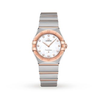 modeontwerper Omega Constellation Manhattan 28mm Ladies Watch Stainless Steel O13120286055001