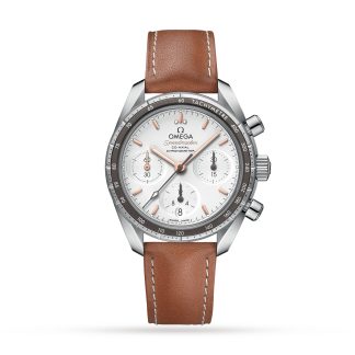 modeontwerper Omega Speedmaster 38 Co-Axial Chronometer Chronograph 38mm Leather O32432385002001