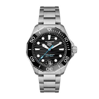 modeontwerper TAG Heuer Aquaracer Professional 300 Date 42mm Mens Watch Black Stainless Steel WBP5110.BA0013