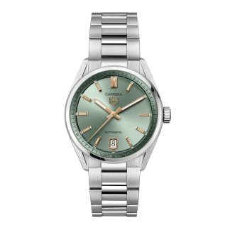 modeontwerper TAG Heuer Carrera Date 36mm Unisex Watch Green Stainless Steel WBN2312.BA0001