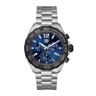 modeontwerper TAG Heuer Formula 1 Chronograph 43mm Mens Watch Blue Stainless Steel CAZ101AV.BA0842