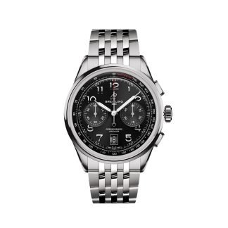 namaak ontwerper Breitling Premier B01 Chronograph 42mm Mens Watch Black Stainless Steel Stainless Steel AB0145221B1A1