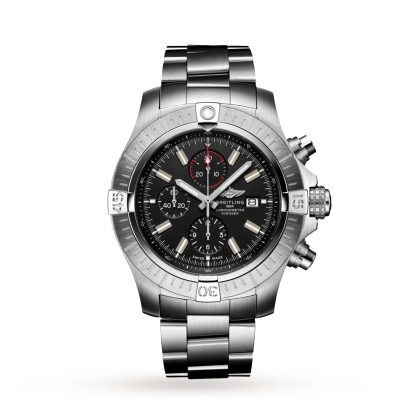 namaak ontwerper Breitling Super Avenger Chronograph 48 Stainless Steel Watch Stainless Steel A13375101B1A1