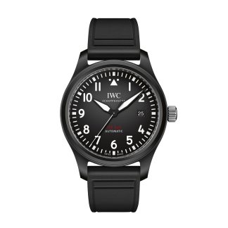 namaak ontwerper IWC Pilots Automatic 41mm Mens Watch Black Rubber IW326906