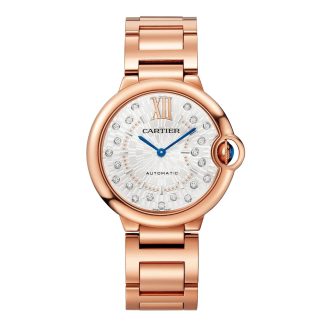 nep luxe Cartier Ballon Bleu de Cartier watch 36 mm Rose Gold WGBB0055