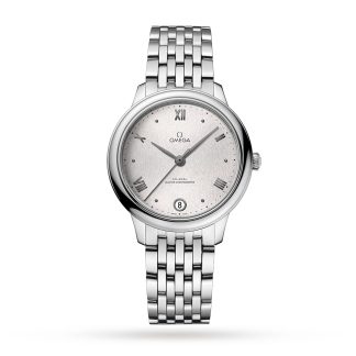 nep luxe Omega De Ville Prestige Co-Axial Master Chronometer 34mm Ladies Watch Silver Stainless Steel O43410342002001