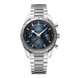 nep luxe Omega Speedmaster 57 Co-Axial Master Chronometer Chronograph 40.5mm Mens Watch Blue Stainless Steel O33210415103001