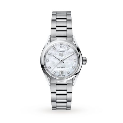 nep luxe TAG Heuer Carrera Three-Hand 29mm Automatic Ladies Watch Stainless Steel WBN2412.BA0621