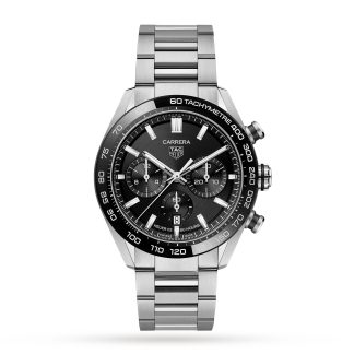 nep pols TAG Heuer Carrera Calibre Heuer 02 44mm Mens Watch Stainless Steel CBN2A1B.BA0643