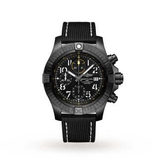 replica luxe Breitling Avenger Chronograph 45 Night Mission Watch Leather V13317101B1X2