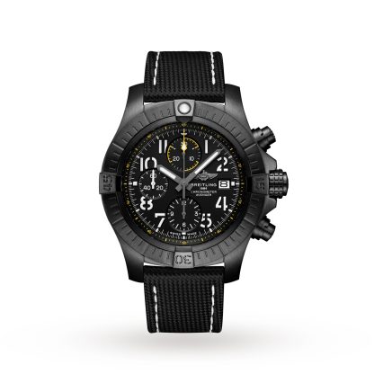 replica luxe Breitling Avenger Chronograph 45 Night Mission Watch Leather V13317101B1X2