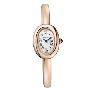 replica ontwerper Cartier Baignoire De Cartier Watch Mini Model Quartz Movement Rose Gold Rose Gold WGBA0020