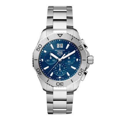 replica ontwerper TAG Heuer Aquaracer Professional 200 Chronograph 40mm Mens Watch Blue Stainless Steel CBP1113.BA0627